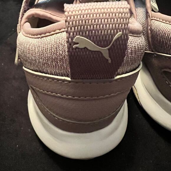 Puma sneakers athletic Soft Foam Optimal Comfort Slip on soft pink/mauve  Sz 7.5 - Picture 13 of 13